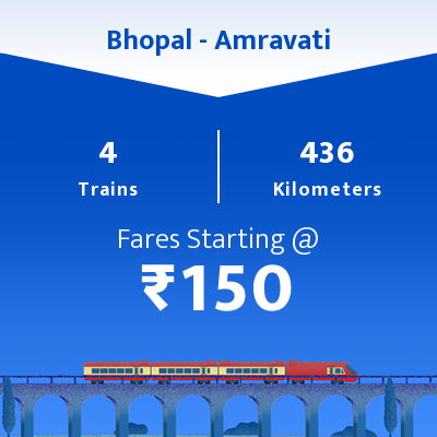 Bhopal To Amravati Trains